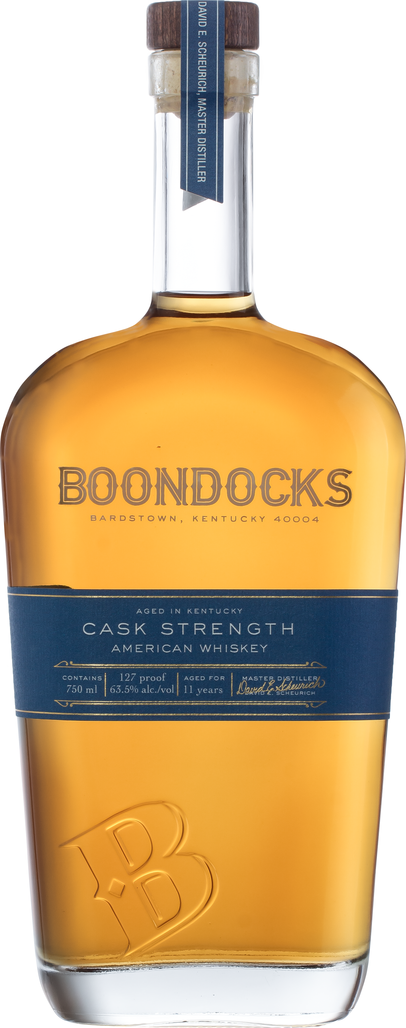 Boondocks AM. Whiskey 127 Proof Cask Strength 750ml