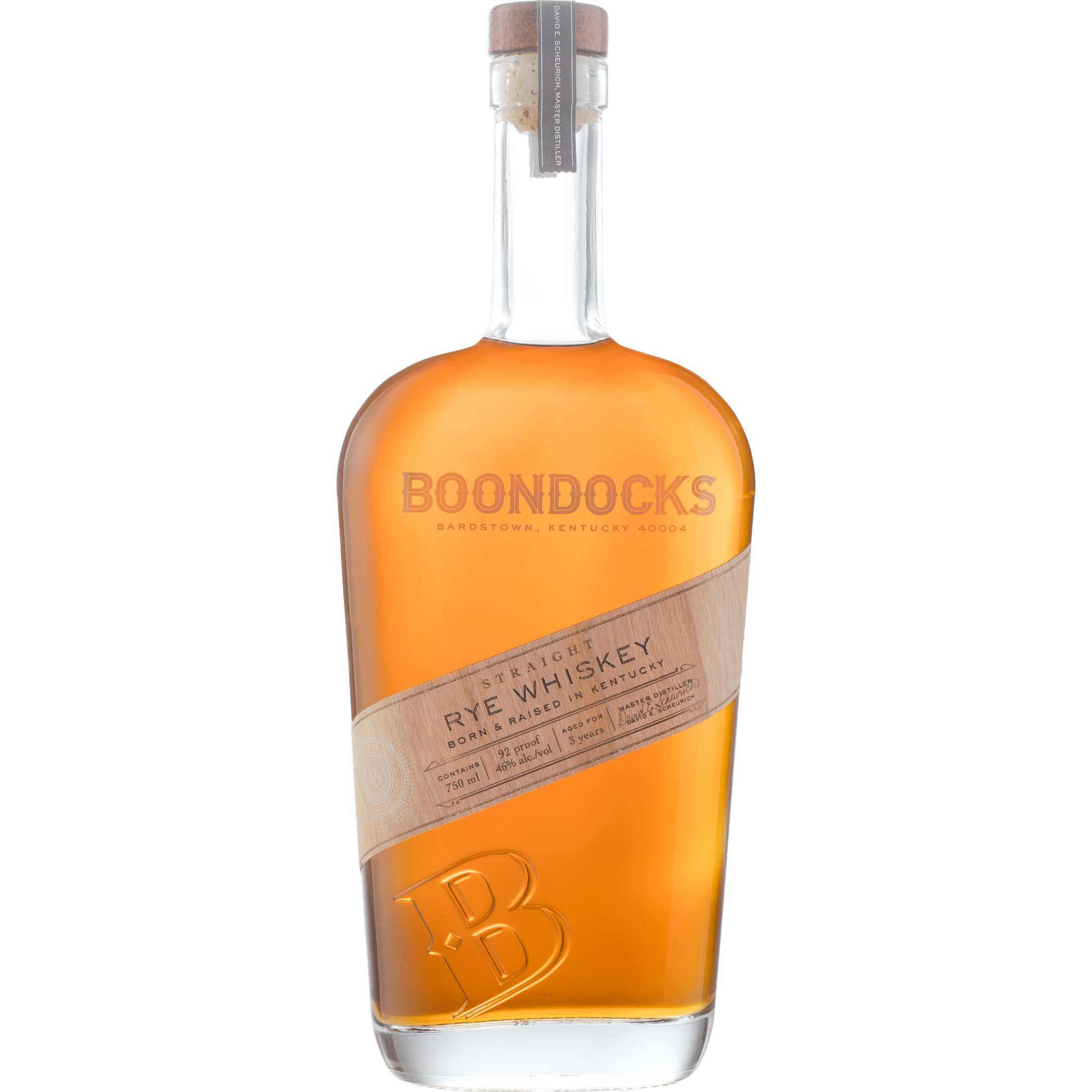 Boondocks 3 Year Old Rye 750ml