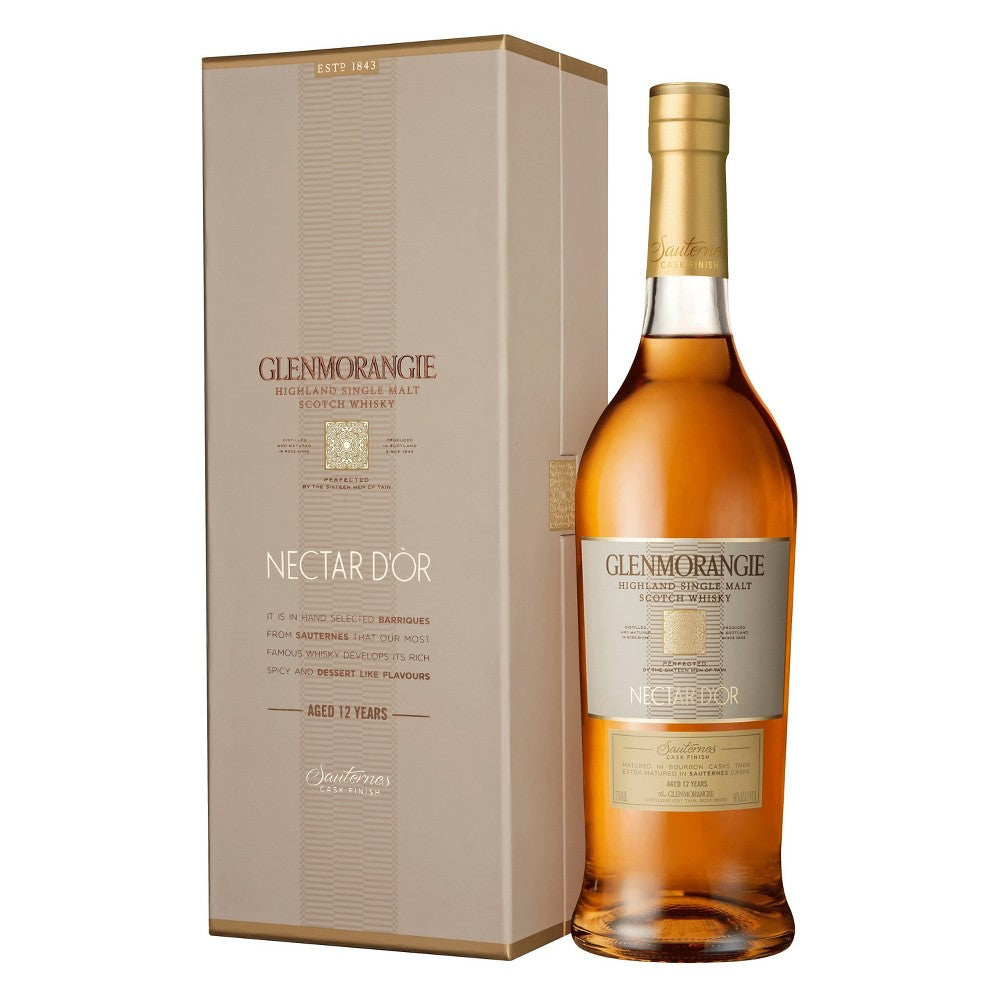 Glenmorangie Sauternes Cask Finish - Nectar D'or Single Malt Whisky Scotch - 750ml Bottle