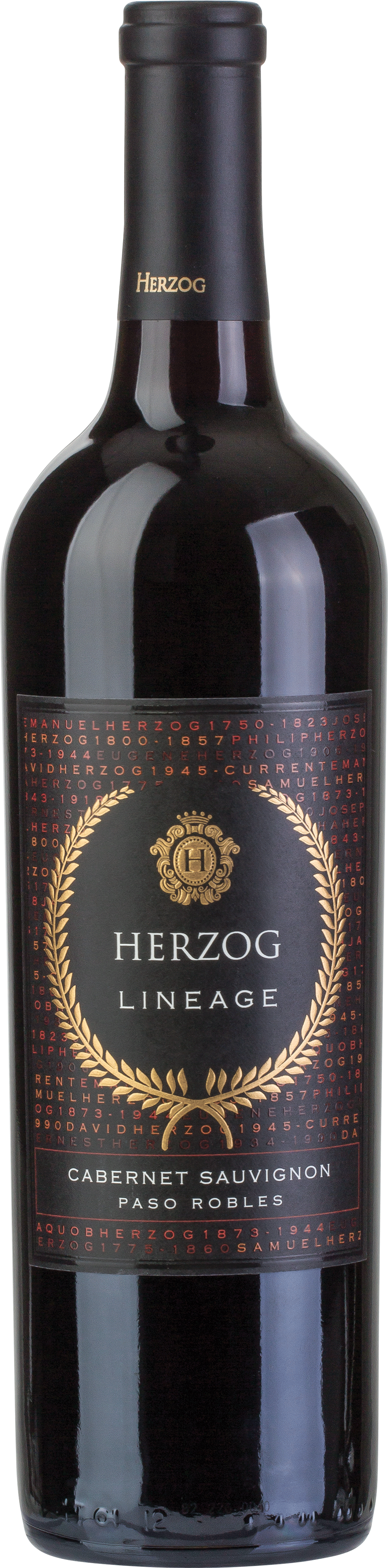 CABERNET SAUVIGNON LINEAGE HERZOG 750 ML