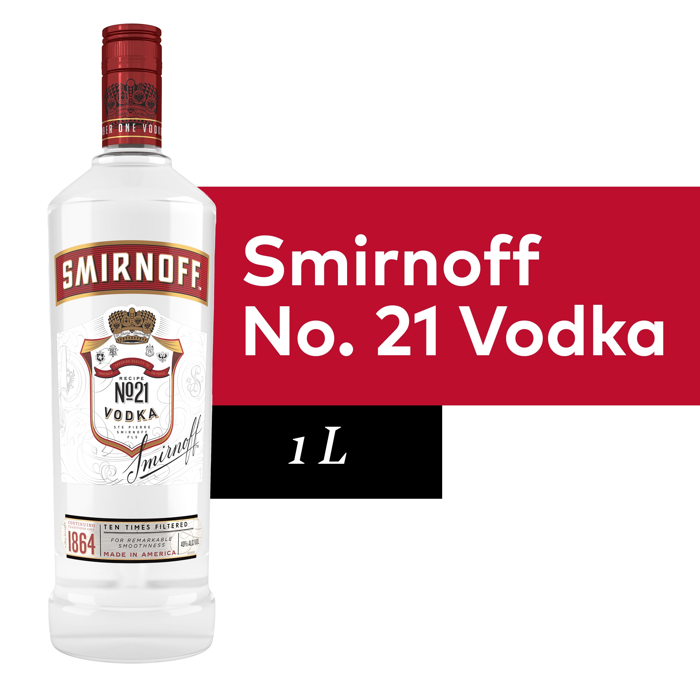 Smirnoff Vodka Red 1.00L