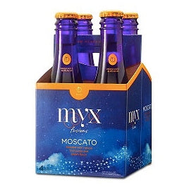 Myx Moscato & Peach Wine, 4 Pack, 187 ML