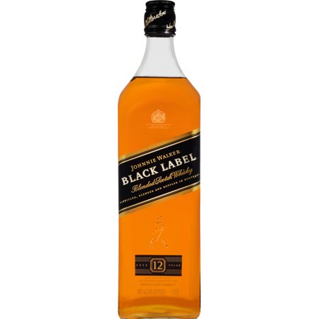 Johnnie Walker Scotch Black Label 12 Year 1.00L