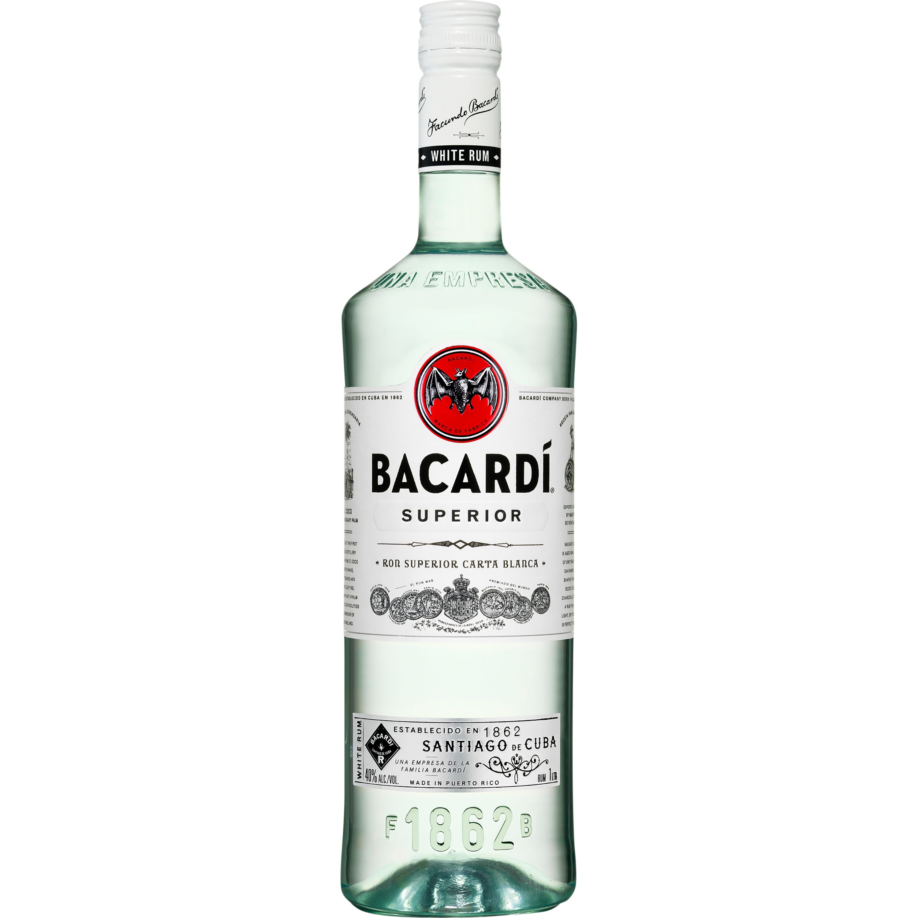 Bacardi Rum Superior 1.00L