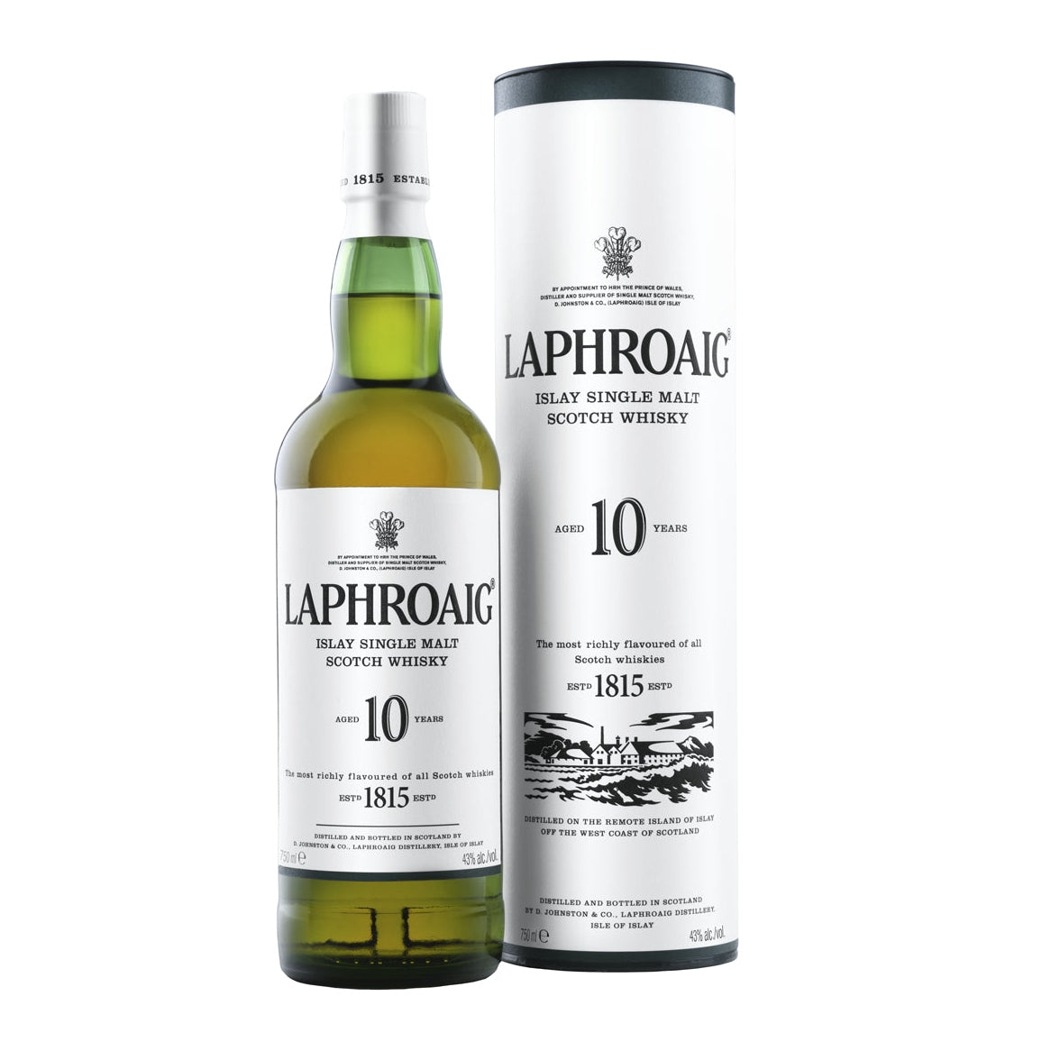 Laphroaig Scotch Single Malt 10 Year 750ml