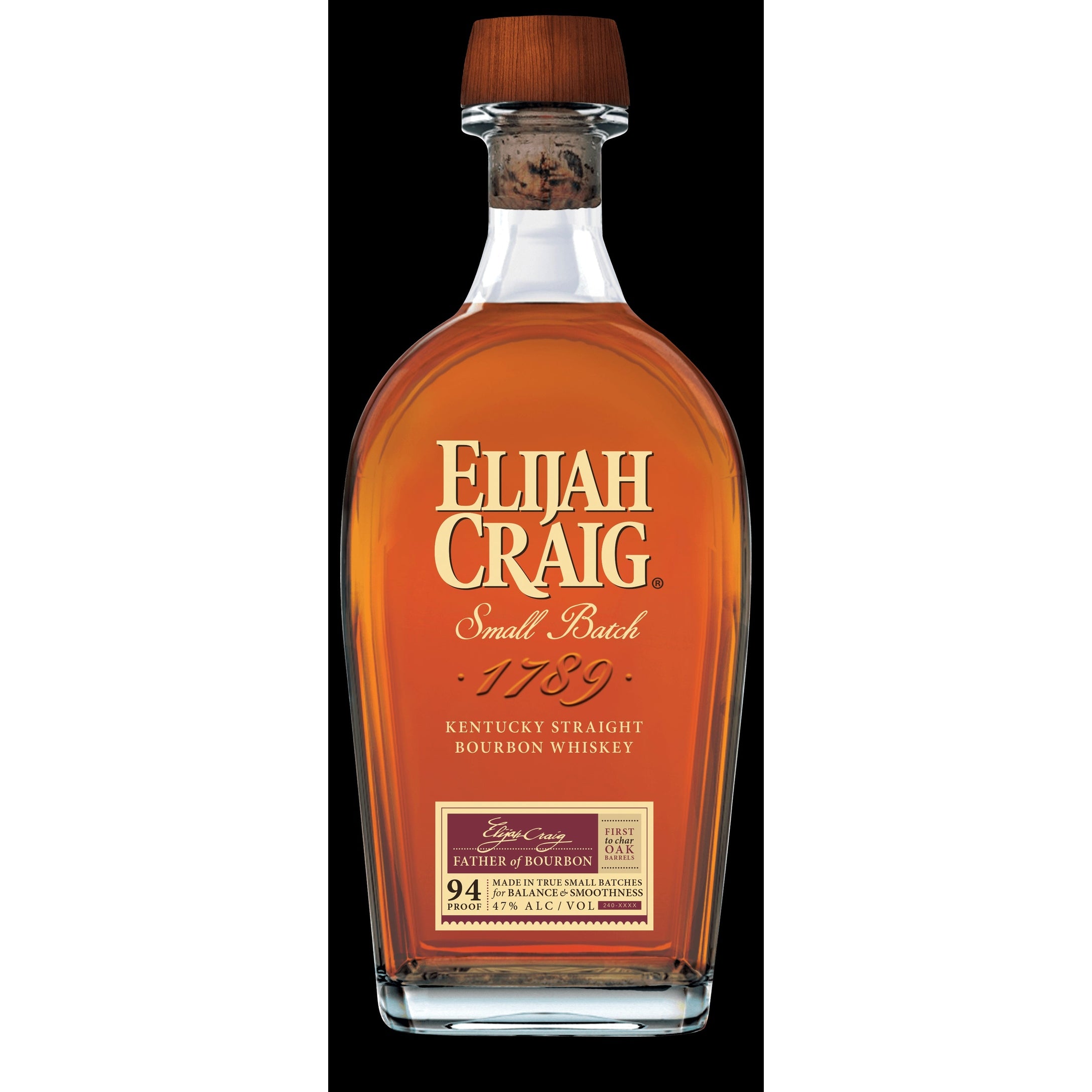 Elijah Craig Small Batch 1789 Bourbon, 750mL