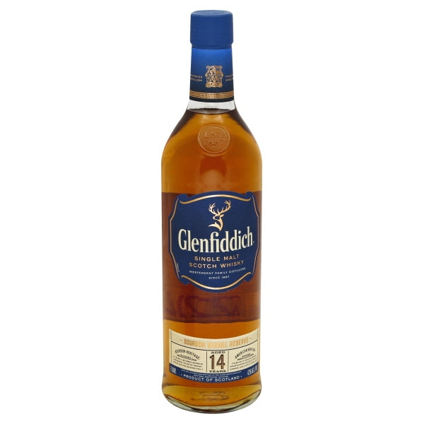 Glenfiddich Scotch Single Malt 14 Year Bourbon Barrel Reserve 750ml