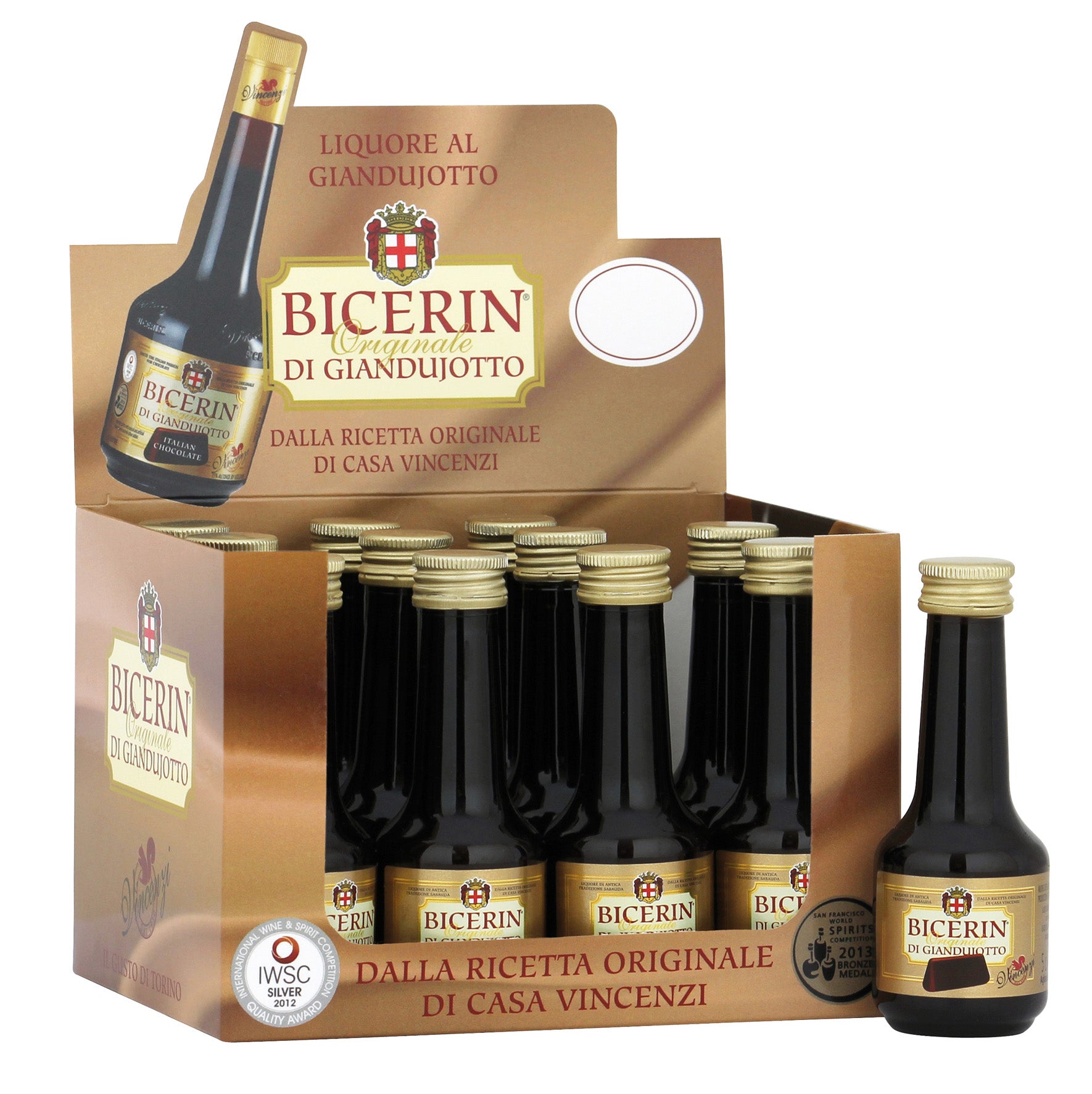 Bicerin di Gianduijotto Italian Chocolate Liqueur 50ml