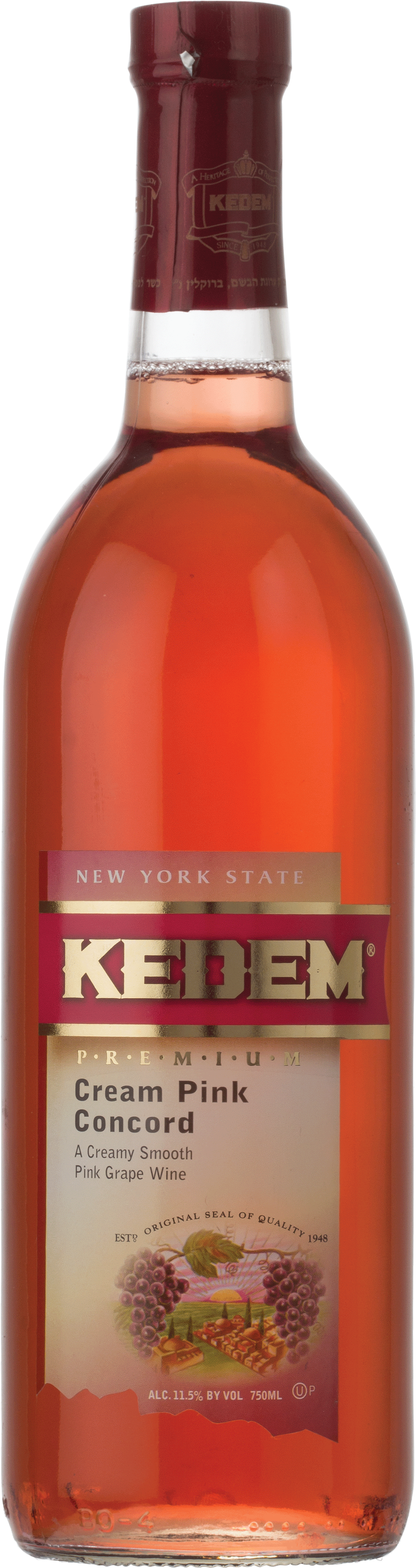 Kedem Premium Cream Pink Concord 1.5L
