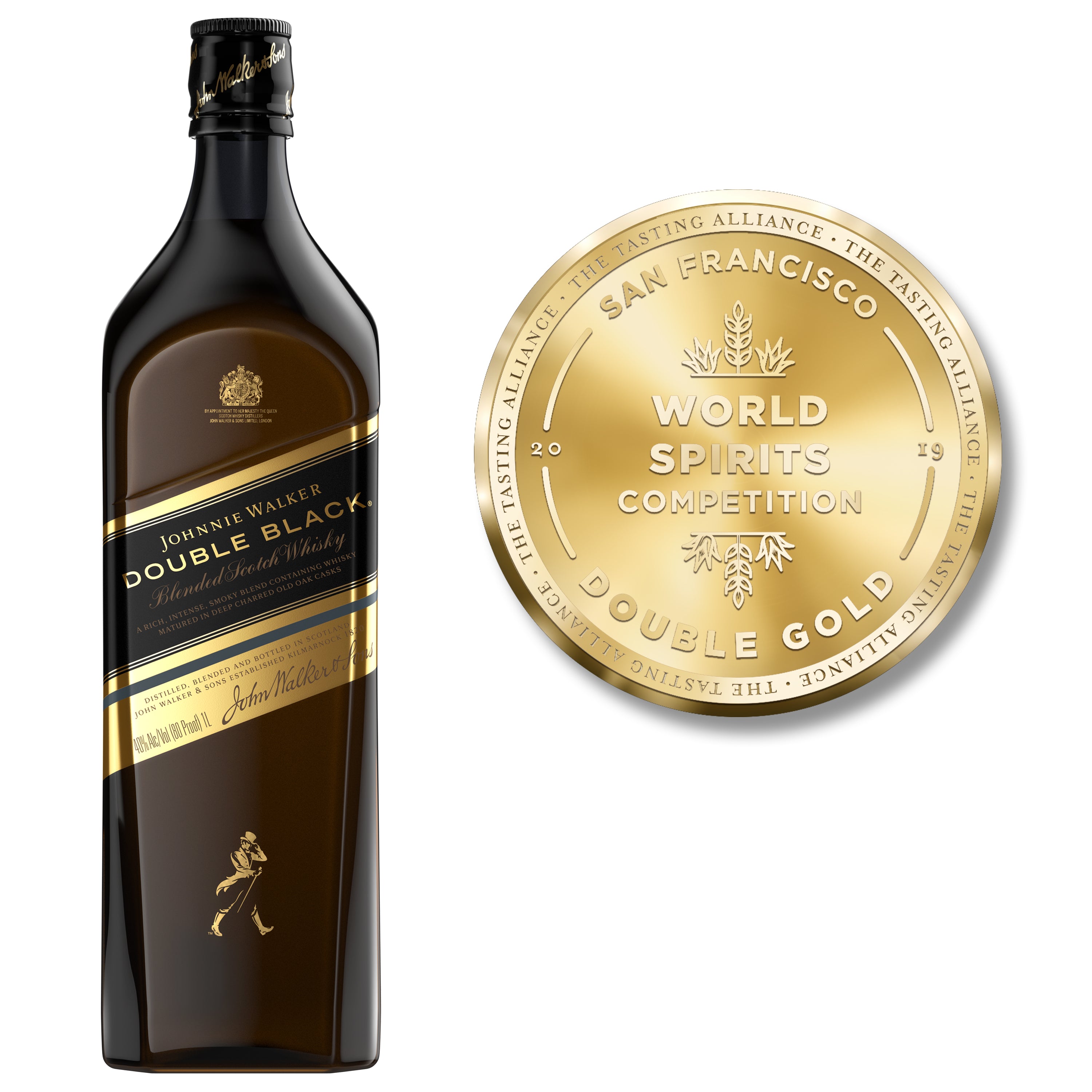 Johnnie Walker Scotch Whiskey Double Black 750ml