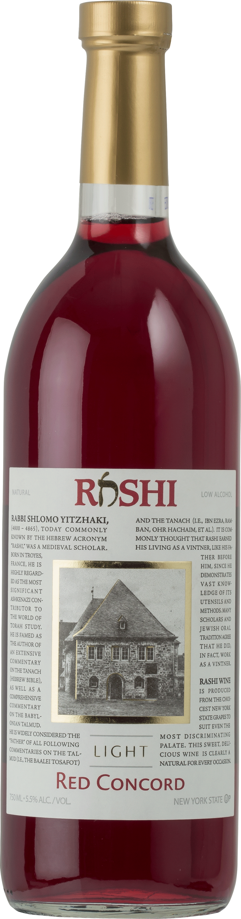 LIGHT RED CONCORD 750 ML