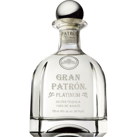 Gran Patron Platinum Silver Tequila, 750 mL