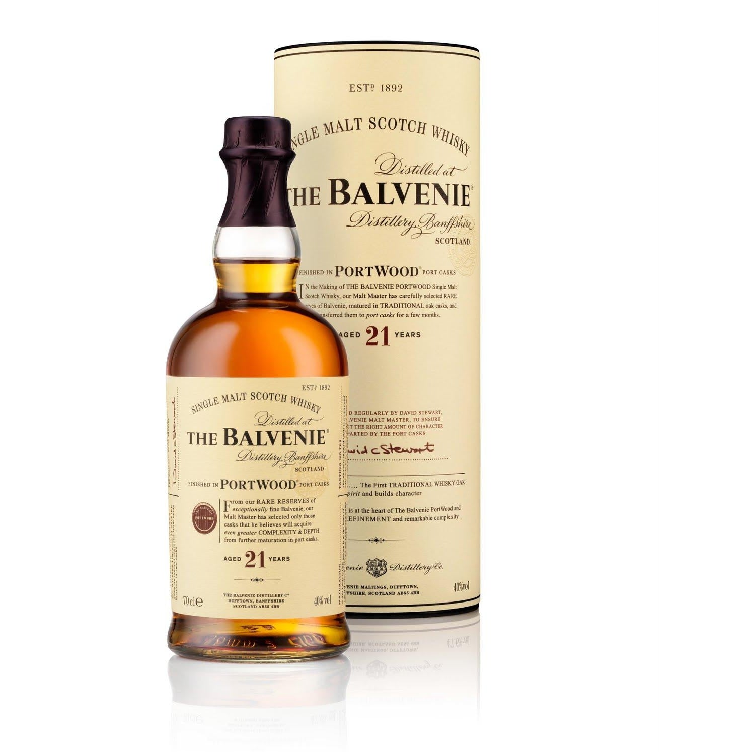 The Balvenie 21 Year Portwood Scotch Whisky