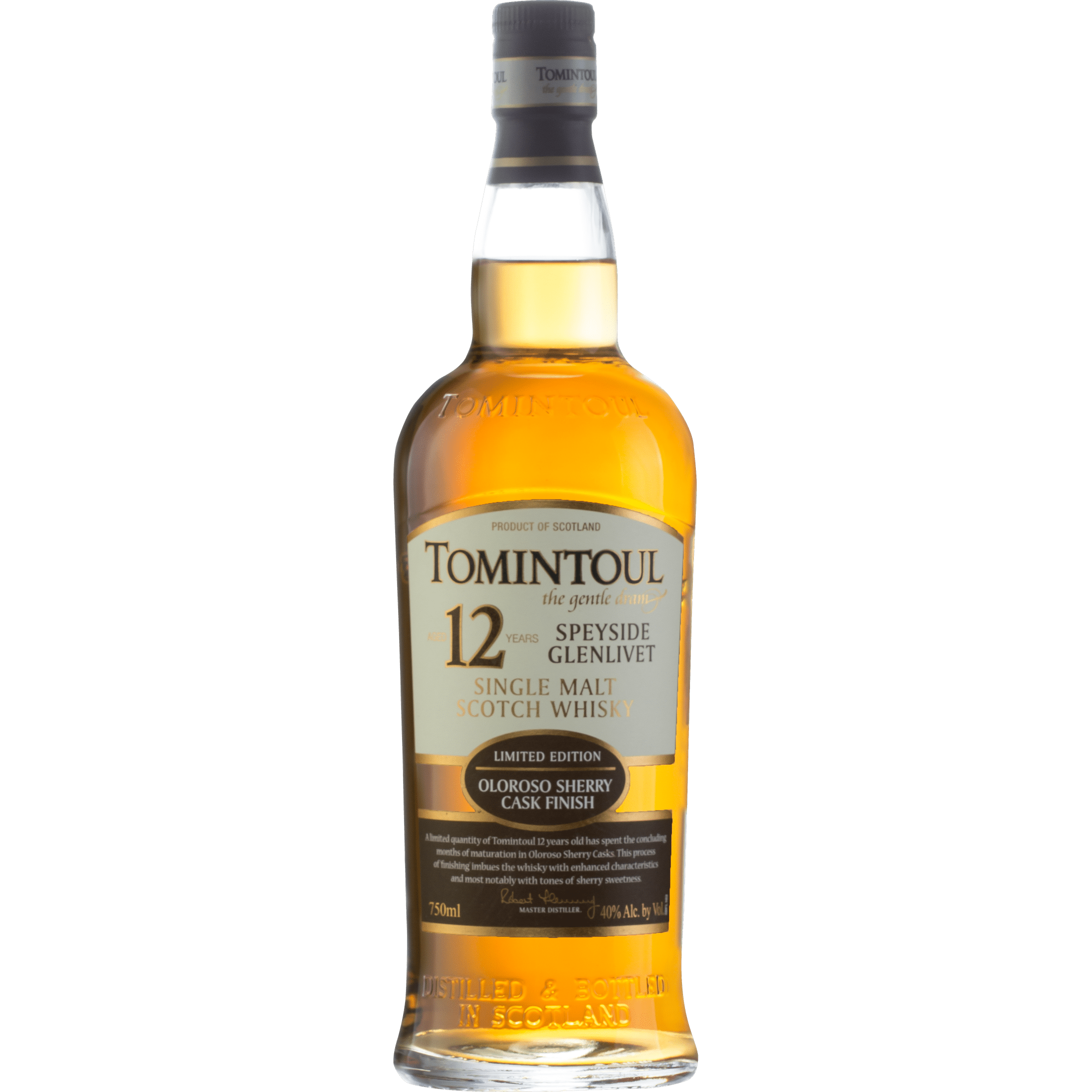 Tomintoul 12 year Kedem Port Finish 750ml