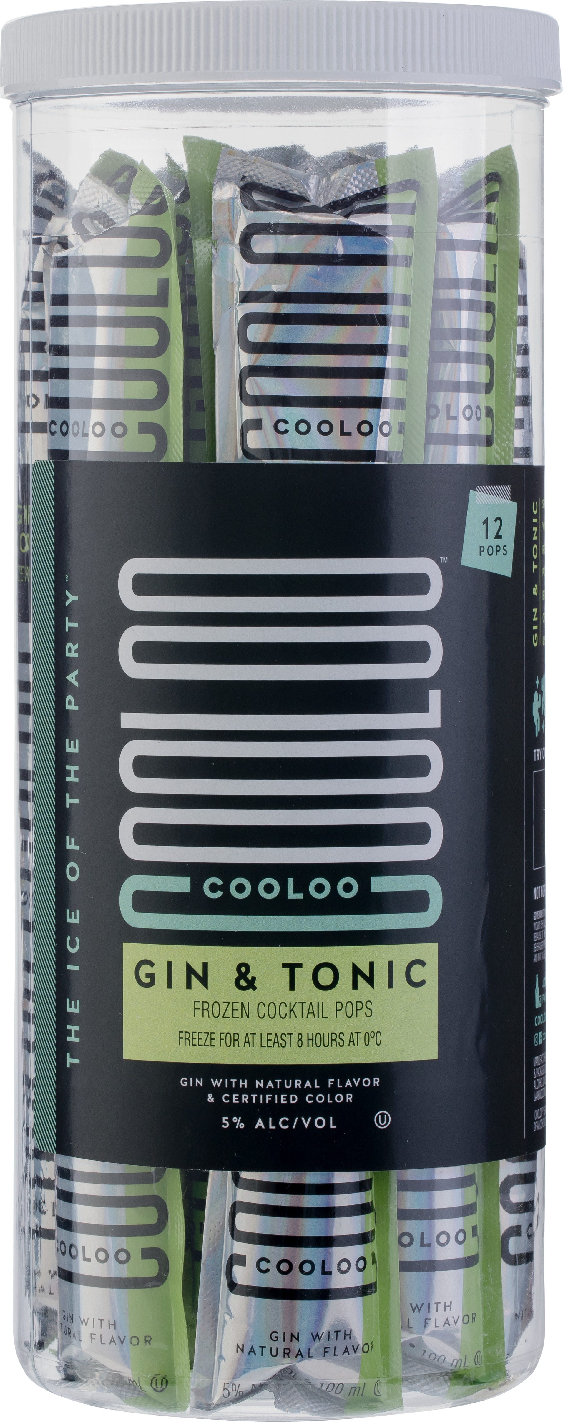 Cooloo Freezepop Gin & Tonic Canister 100ml