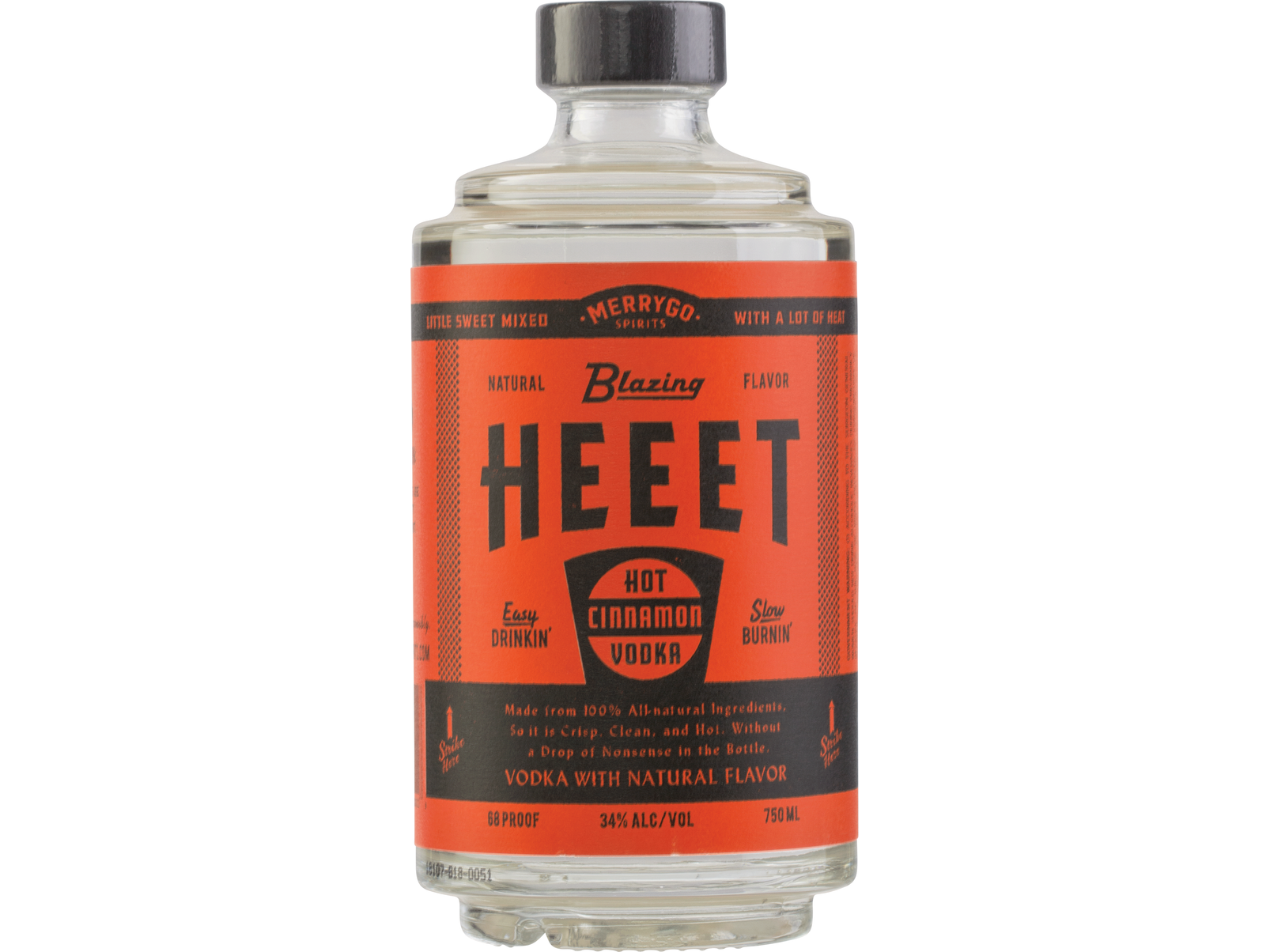 Vodka HEEET Hot Cinnamon Vodka 750ml Heeet